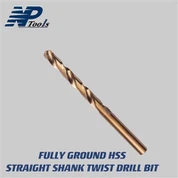 Broca helicoïdal de mànega recta HSS totalment rectificada